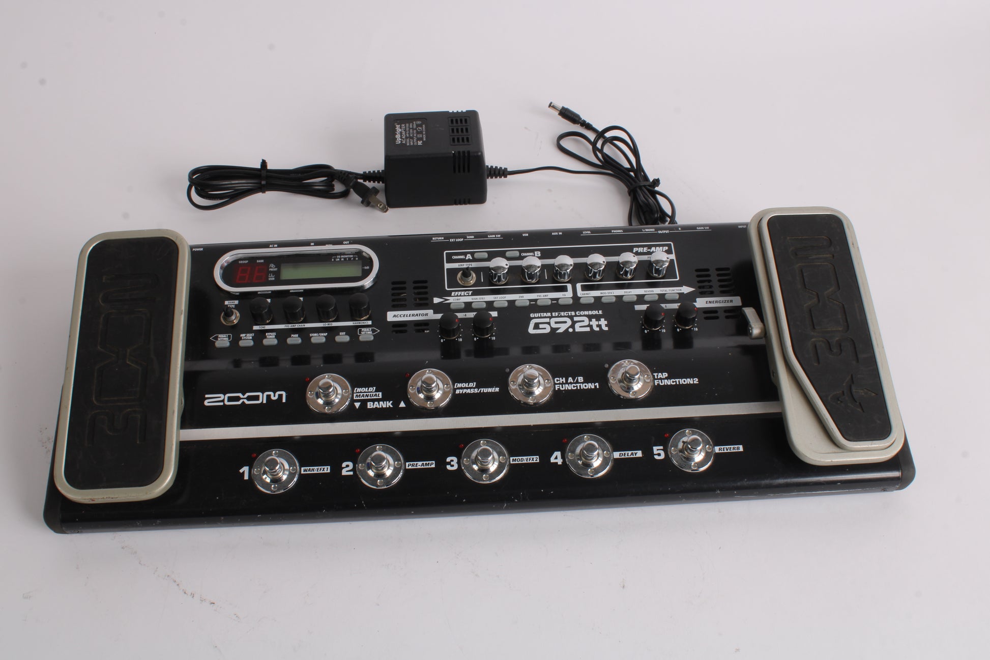 Zoom G9.2tt Twin Tube Guitar MultiEffects Pedal/USB Interface W/ Powe NTC Tech