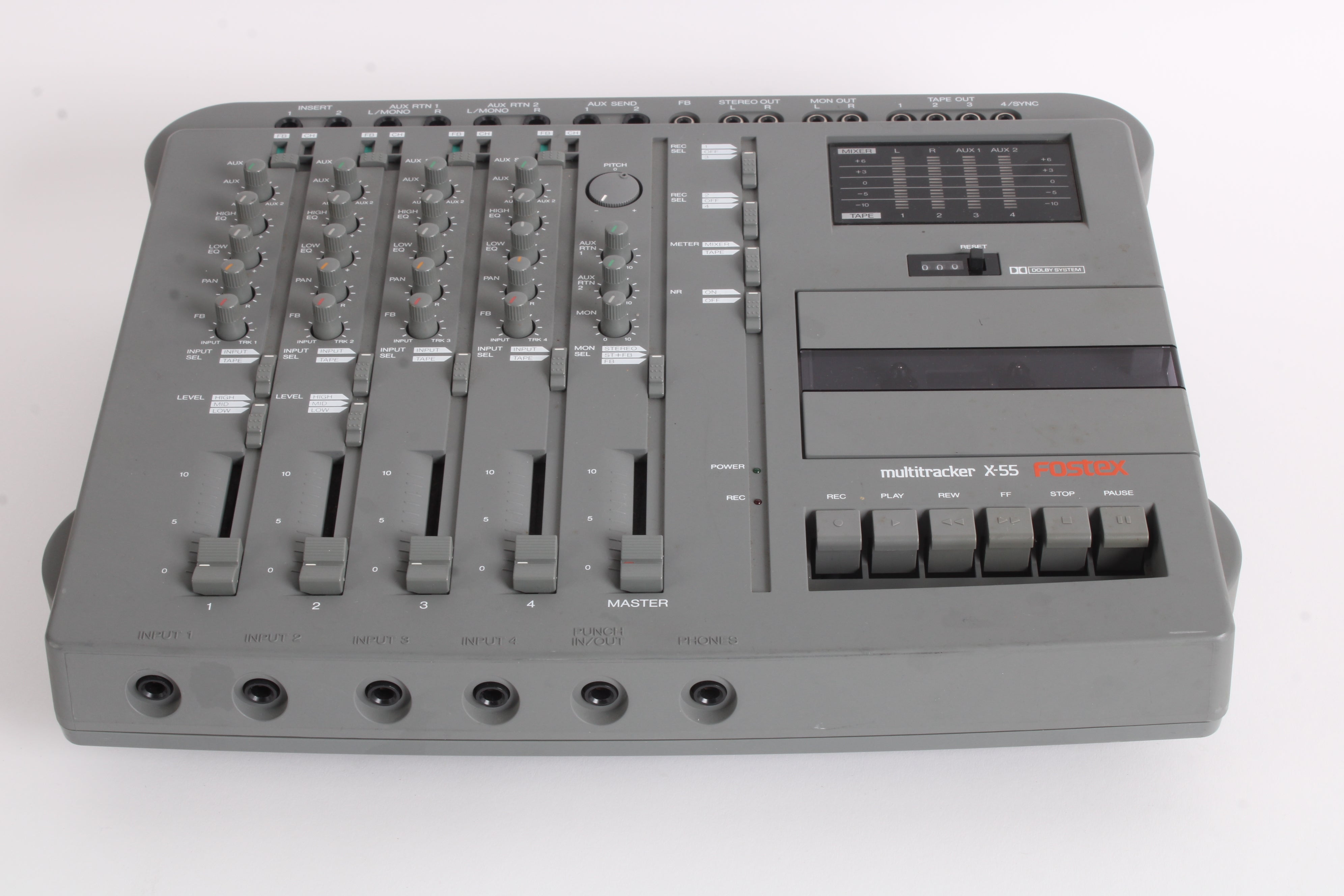Fostex X-55 Track Multitracker Recorder Mixer - AS IS – NTC Tech