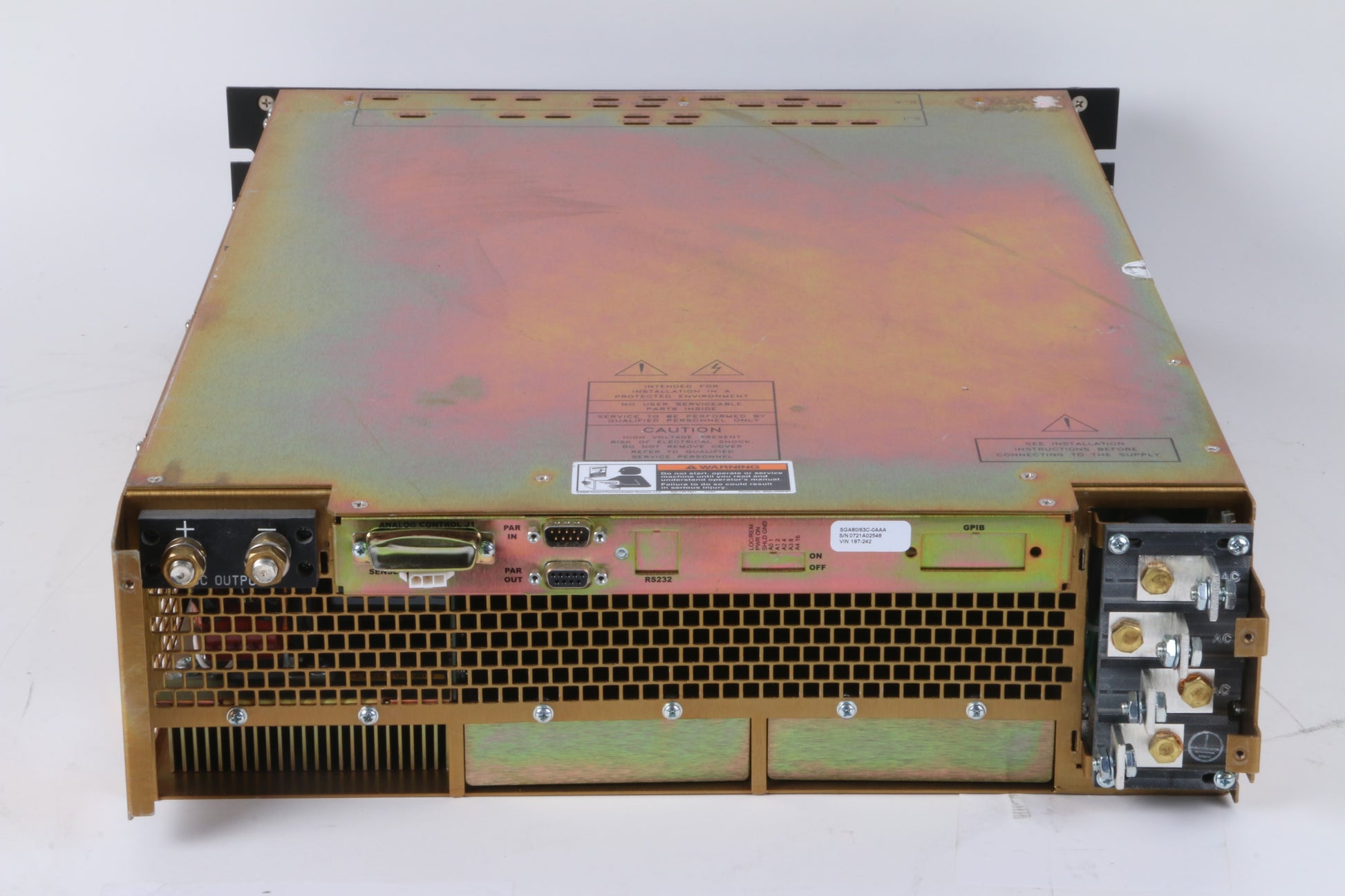 Sorensen SGA-80/63 0-80V/0-63A Programmable Rackmount DC Power Supply ...