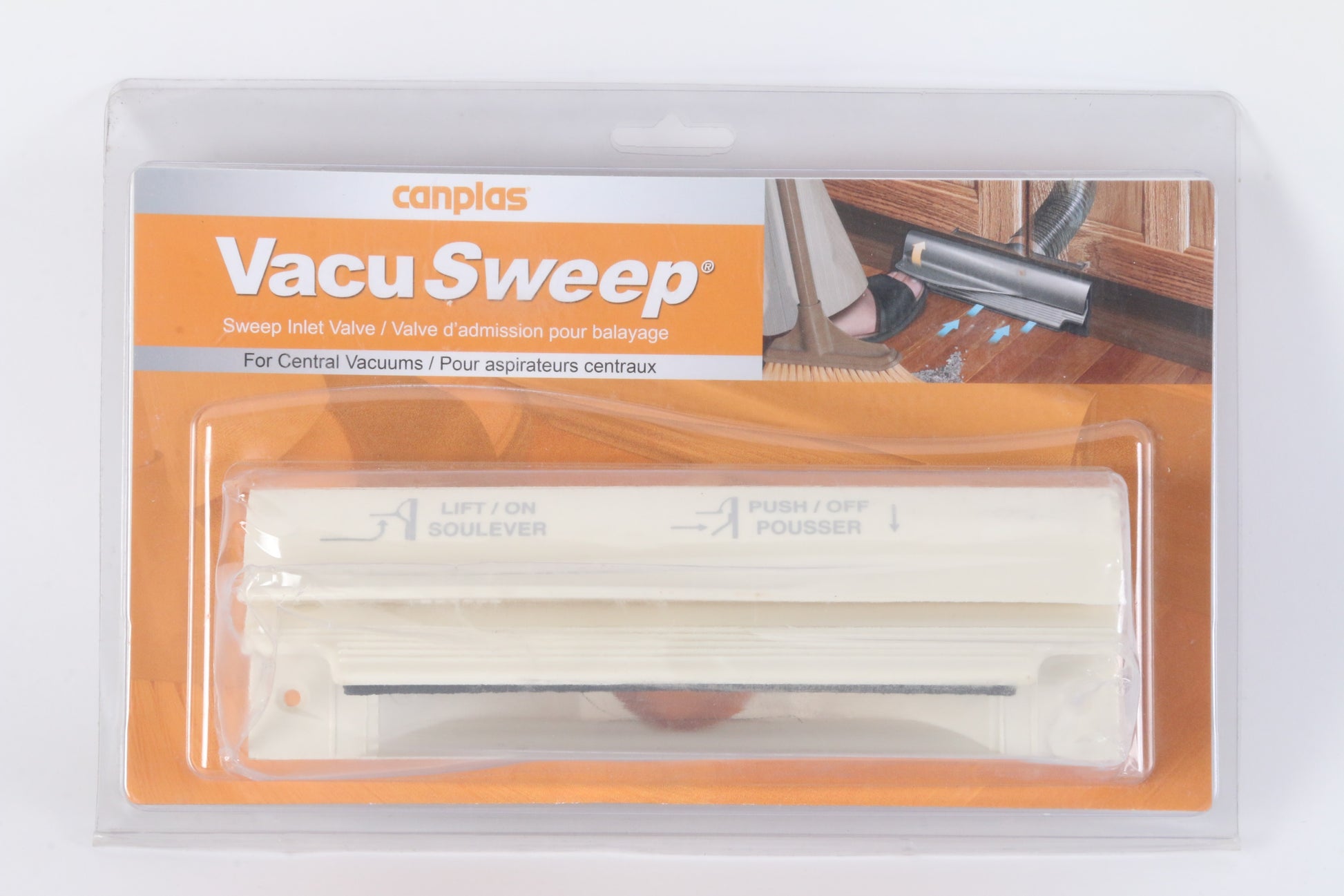 Canplas Vacu Sweep Inlet Valve for Central Vacuum (Almond) - New – NTC Tech