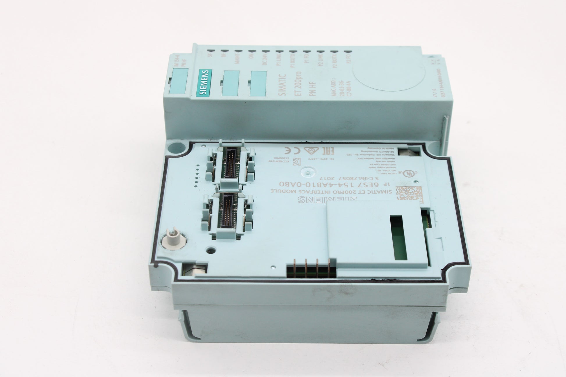 Siemens 6ES7154-4AB10-0AB0 Simatic ET 200PRO Interface Module & A5E007 ...