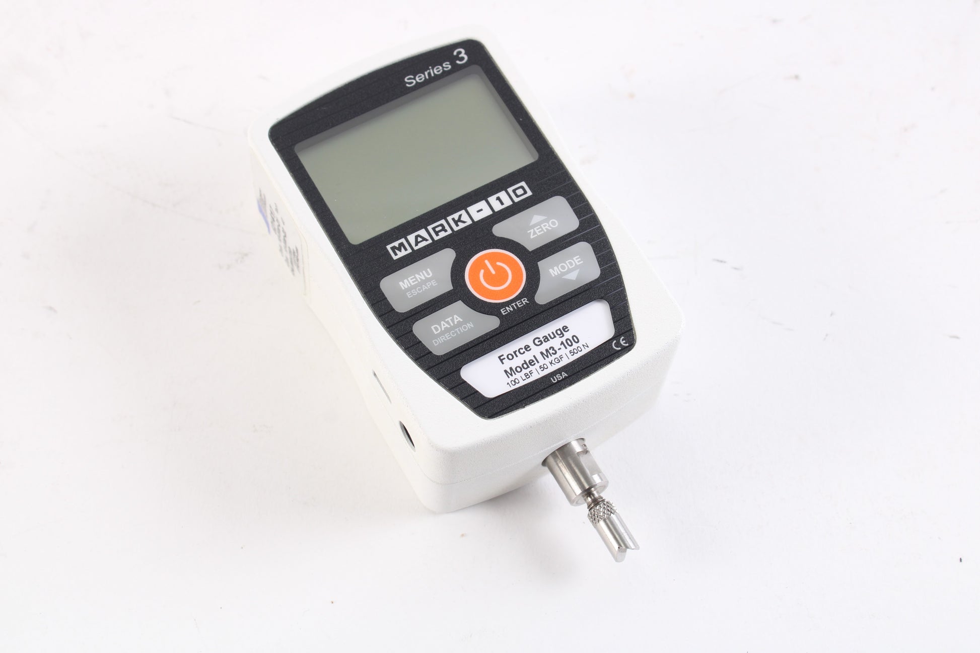 Mark-10 M3-100 Series 3 Basic Digital Force Gauge, 500 N – NTC Tech