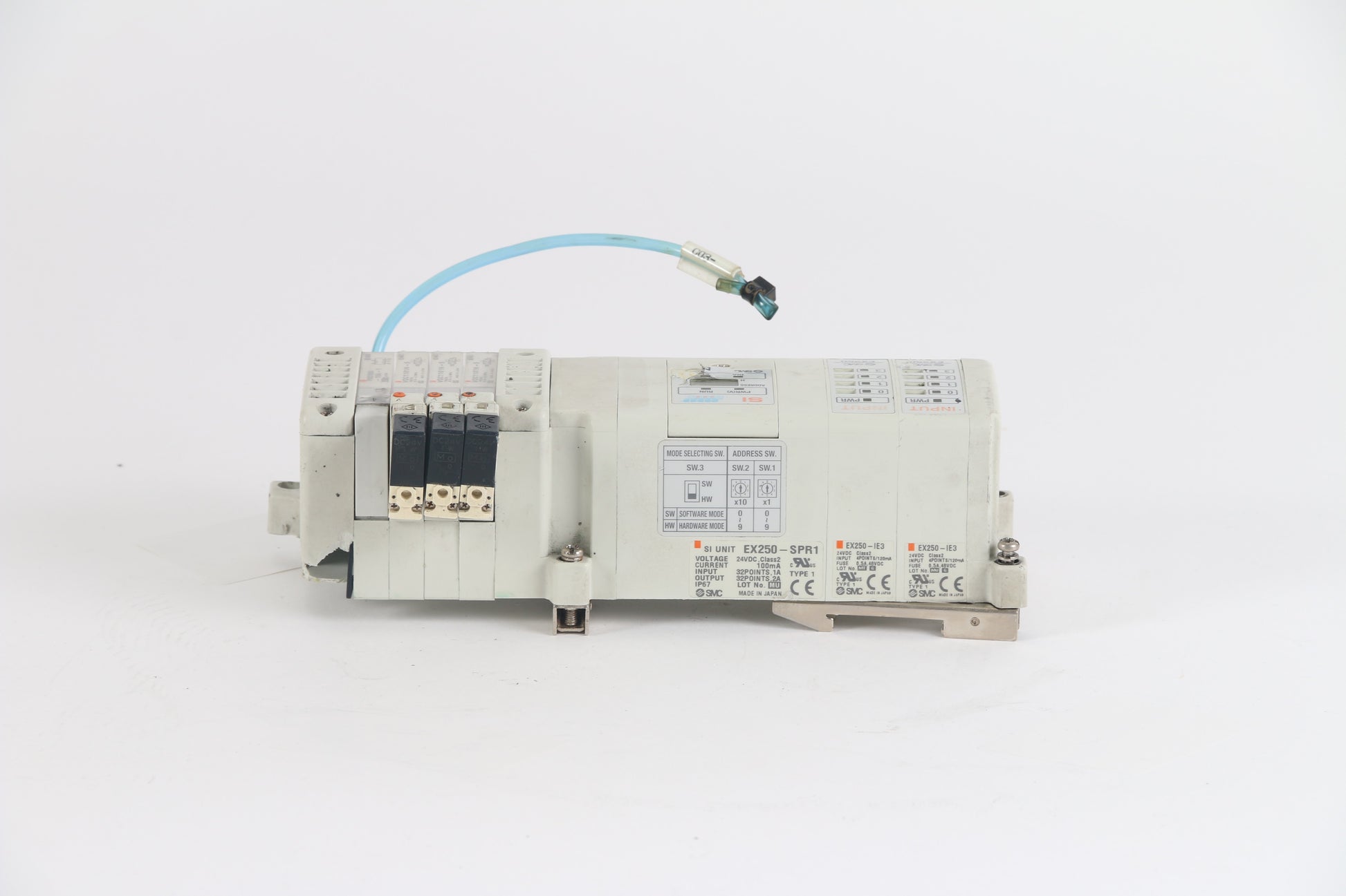 SMC EX250-SPR1 Profibus Interface Unit W/Input Unit, Solenoid Valve, B ...