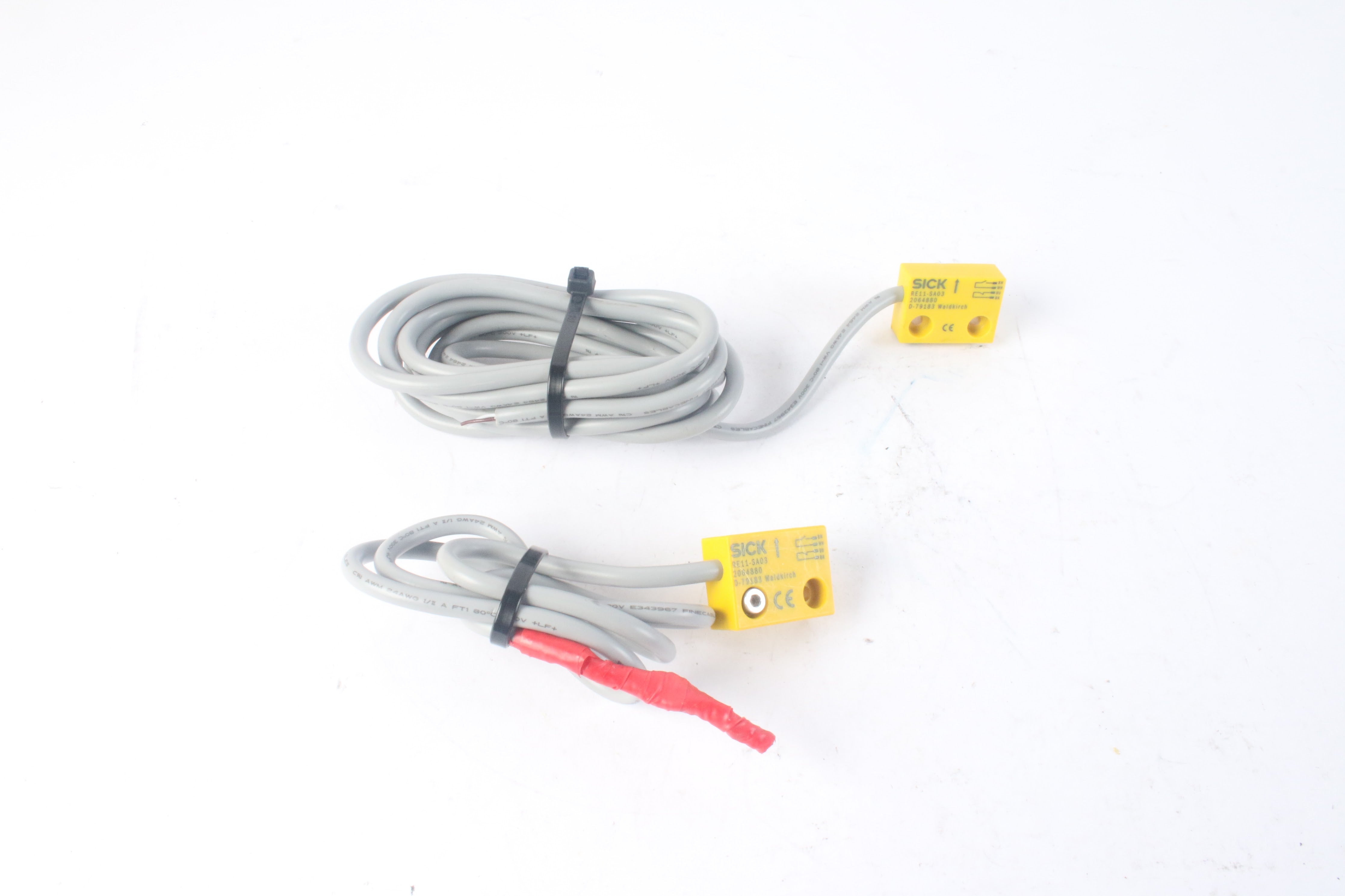 SICK RE11-SA03 Safety Relay Sensor D-79183 - Lot of 2 With Cut Cables ...